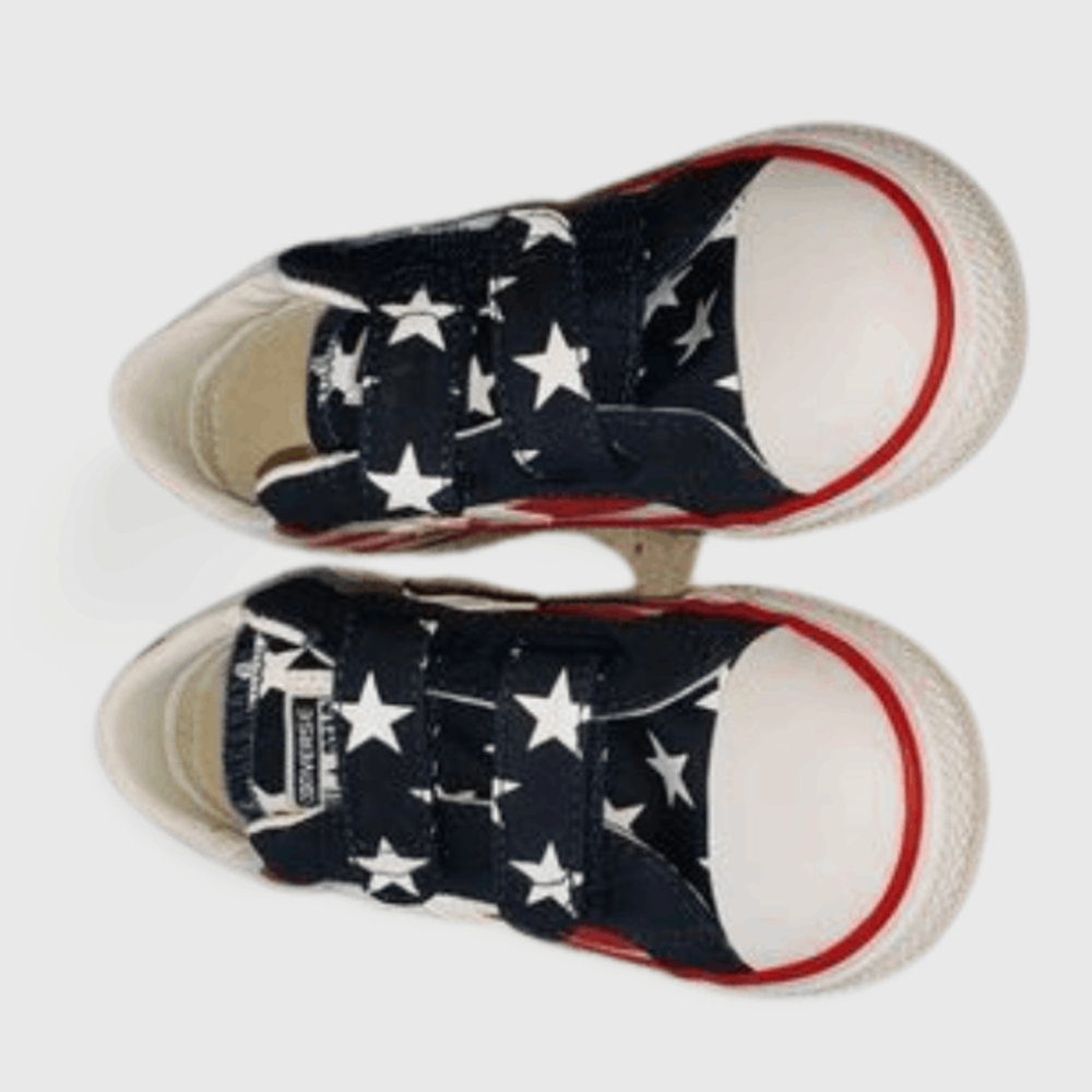 Boy's Red White and Blue Converse